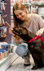 Produtos disponíveis na loja pet